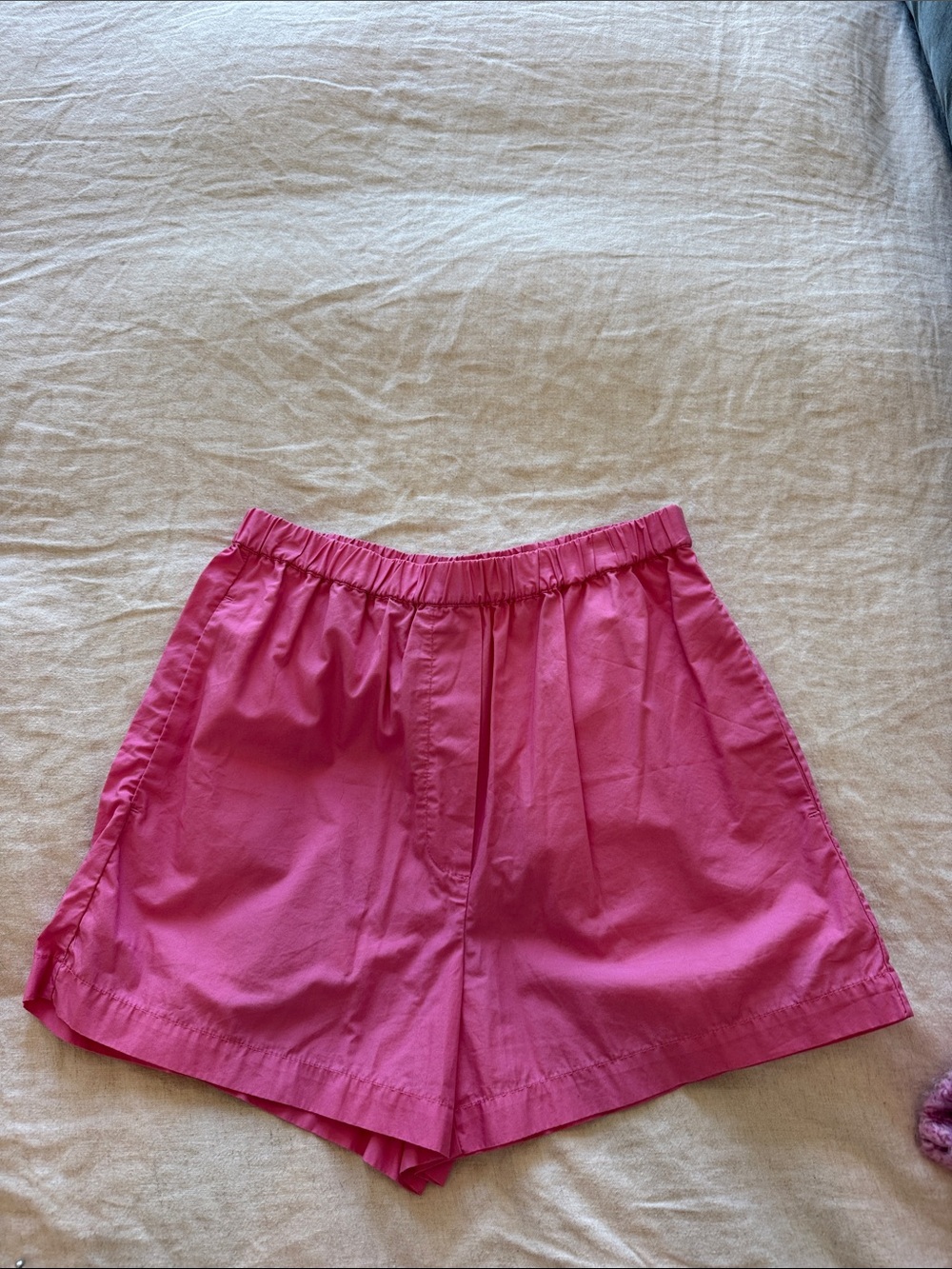 Pink poplin cotton short - aritzia - medium